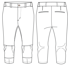 Fashion sewing patterns for Softball pants 7173